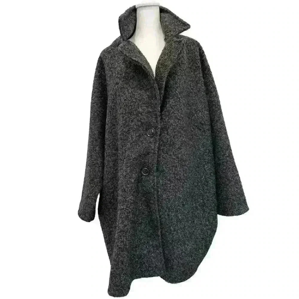 Nina Kendosa Paris Nidal Terry Coat - Picture 3 of 7